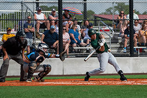 baseball player up to bat