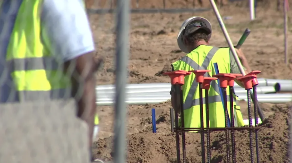 Trabajadores de la construcción en el condado de Polk, Florida